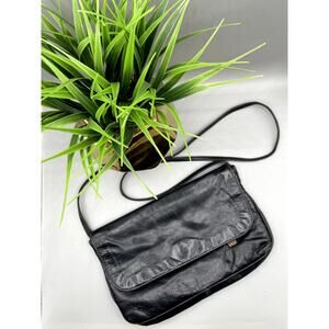 Vintage Black S.A.S Butter Soft Leather Purse
